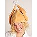 Christmas Turkey Hat，Coxeer Plush Hat Novelty Turkey Hat for Adults Women Men Christmas Gift Funny Party Decor