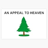 BZ Trading Appeal To Heaven Flag Vinyl Decal Wall Laptop Bumper Sticker 5in(RDB-USA-STICKERS-10399)