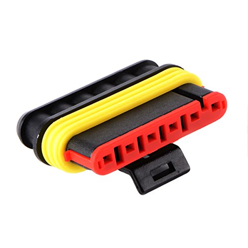 Pulusi Car Waterproof Electrical Connector Terminal 1/2/3/4/5/6 Pin Way+Fuses with container - Thumbnail 5