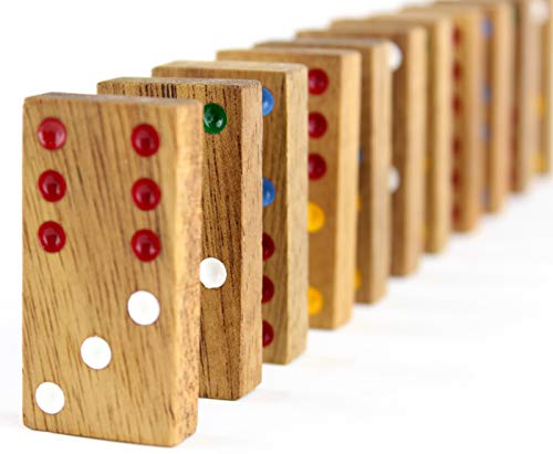 MONKEY POD GAMES Wooden Domino Game