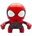 BulbBotz Marvel Spider Man Kids Light Up Alarm Clock | red/blue | plastic | 7.5 inches tall | LCD display | boy girl | official