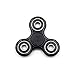 VOCOO Fidget Spinner Bearing Toy Stress Reducer for ADHD EDC Hand Killing Time，Guarantee 1 min+ Spin Time (Black-silver)
