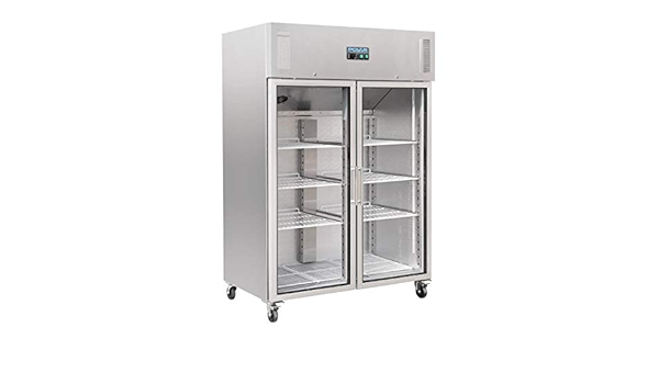 Polar Gabinete Gastro Nevera con 2 Puertas 1200L : Amazon.es ...