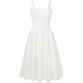 Belle Poque Summer Dress for Women 2026 Sleeveless Sundress Elegant Spaghetti Strap A-line Flowy Wedding Guest Dresses