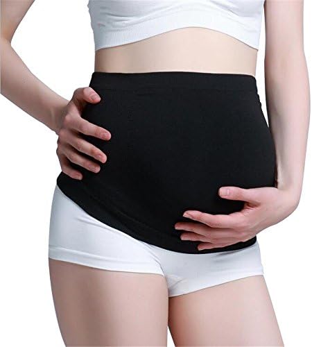 MiHi Global Maternity Belt Breathable Abdominal Binder Back Support black L