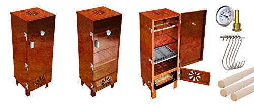 Firend Räucherofen/Räucherkammer aus Cortenstahl Premium + Zubehör – Bild 4