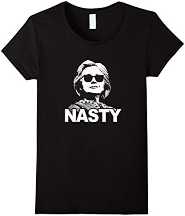 Women's Hillary Clinton "Nasty" T-Shirt Small Black