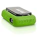 iGadgitz U4293 Silicone Gel Skin Cover Case Compatible with Sandisk Sansa Clip Jam MP3 SDMX26-008G (2015) - Green