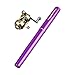 Sportsvoutdoors Telescopic Protable Pocket Fish Pen Carbon Fishing Rod Pole + Reel (Purple)