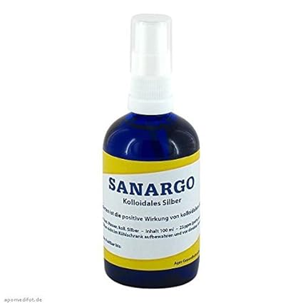 SANARGO kolloidales Silber SprÃ¼hflasche 100 ml SprÃ¼hflasche by SANARGO