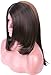 Colodo Brown Synthetic Lace Front Wigs Natural Wigs with Free L Part Wig Cap For Hair Replacement 18 Inches