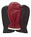 Pratt and Hart Park City Women’s Rabbit Fur Lined Mittens Size L Red