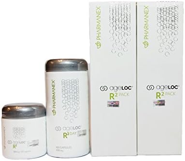 2x Nu Skin Pharmanex ageLOC R2 (R-squared) Day &amp; Night 2 Months Supply Dietary Supplement