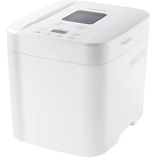 Russell Hobbs Electric Bread Maker, 12 Program Settings inc Gluten Free, 3 Crust Settings, 13h Timer, 2 Bread Sizes 750g & 1kg, Viewing Window, Auto 1hr Keep Warm Function, Energy Saving, 550W, 27260
