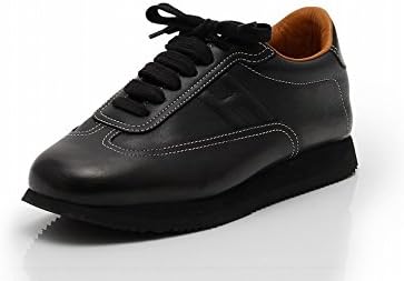 Amazon Co Jp エルメス Hermes クイック スニーカー レザー 黒 中古 服 ファッション小物