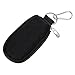 Hipiwe Essential Oil Key Chain Carrying Case - Holds 10 5/8 Dram (2 ml) Vials Bottles - Portable Essential Oils Keychain Pouch Kit Travel Bag for Oil Bottles(without bottles) (Black)