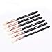 MSQ Eye Brush Set Rose Gold 6pcs Eyeshadow Set Eyebrow Brush Makeup Brushes Eyeliner Brush for Eyeshadow, Eyebrow, Eyeliner, Blending, Concealer, Best for Gifts