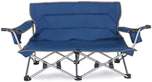 屋外レクリエーション折りたたみ椅子釣り椅子カップルチェア背もたれダブルチェア家庭用フィールド Ospacp Org