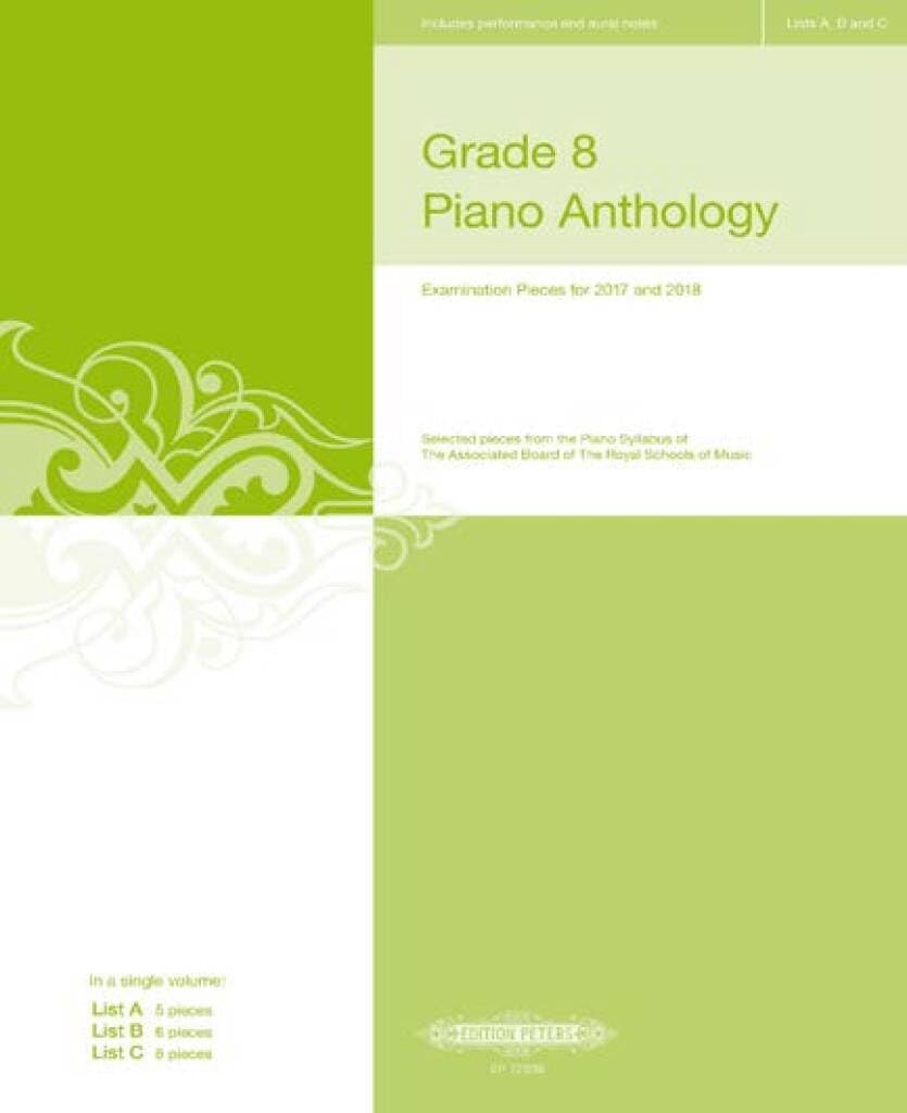 Grade 8 Piano Anthology 2017/2018 (Piano Solo)