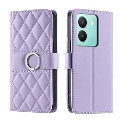 Lucyliy Compatible with vivo Y100i 5G Case Flip PU