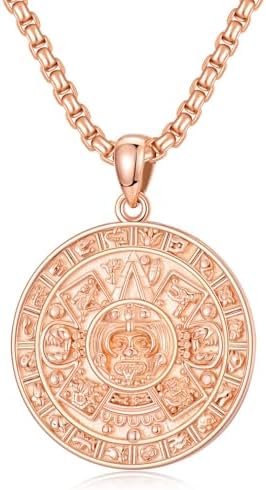 PELOVNY Aztec Jewelry 925 Sterling Silver Skull Pendant