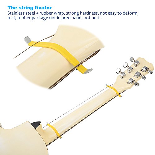 Guitar Tools for Clean and Replace Guitar Fret with Guitar String Cutter, Fingerboard Guards, Polished Tool and String Spreaders