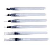 MEEDEN 6 Pcs Assorted Waterbrush Water Coloring