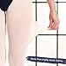 DIPUG Pink Girls' Convertible Ballet Tights/Soft Transition Dance Tight(Toddler/Kids)