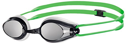 arena Tracks Mirror Swim Goggles White, Smoke, Green