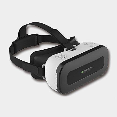 WLEHOLD VR Machine Upgrade All In One Virtual Reality Headset with 4K 1920X1080 Resolution ROM 16G RAM 2G 3D Glasses Box 5.5 Inch Display With WIFI Bluetooth for Movie Games with USB OTG Jack, baise