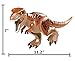 HKF 2 Pieces Large Size Jurassic World Tyrannosaurus Rex Toys Set - Dinosaur Building Toys Great Gift for Kids