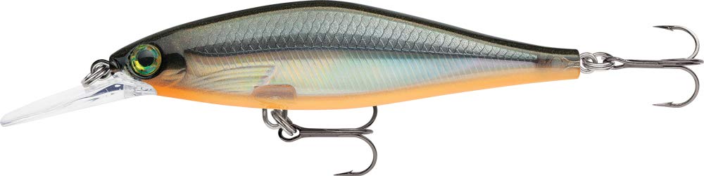 Rapala Shadow Rap Shad Deep Lure with Two No. 6 Hooks, 1.5-1.8 m Swimming Depth, 9 cm Size, Halloween