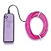 M.best El Wire Neon Light with Battery Pack for Indoors Outdoors, Halloween, Chrismas, Wedding,Party Decoration (15ft/5m, Purple)
