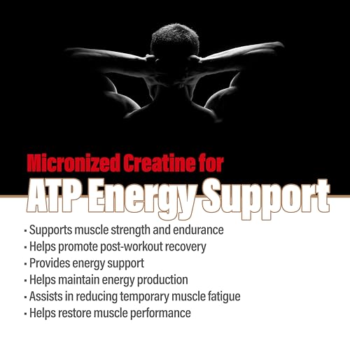 METALIFE 100% Pure Creatine Monohydrate Powder 200 Servings, Micronized Powder, Muscle Growth, Unflavored, Ideal for Athletes & Fitness Enthusiasts, Third Party lab Tested, Vegan, 1000 g