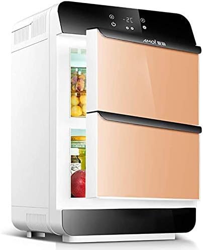 カー冷蔵庫 ミニ冷蔵庫 28リットルデュアルコア冷凍 エレクトリッククーラーcncdoubleドア冷凍 暖房ボックス