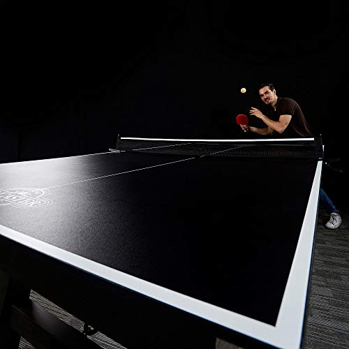 Lancaster 2 Piece Foldable Indoor Table Top Tennis Game Set with Net and Post - Thumbnail 3