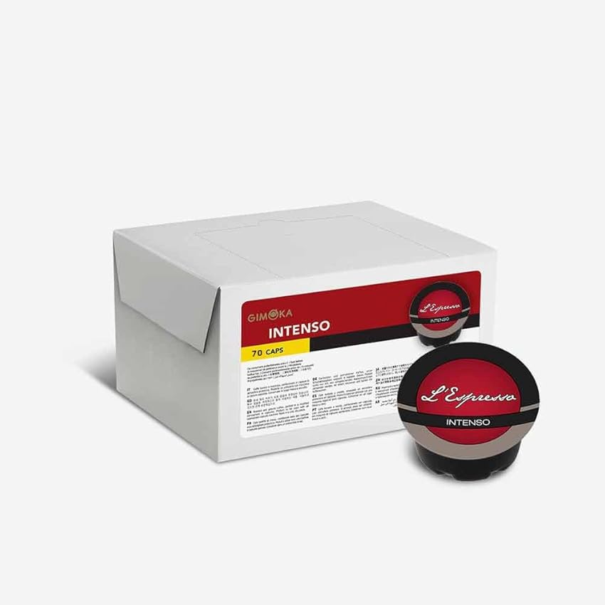 Gimoka miscela Espresso Intenso intensità 12/13-70 Capsule - Compatibili con le macchine Lavazza A Modo Mio