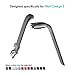 Hanlesi Bands Compatible with Fitbit Charge 2, TPU Soft Silicone Adjustable Replacement Sport Strap Large and Small Band for Fitbit Charge 2 Band Smartwatch Heart Rate Fitness