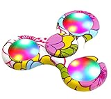 LED Light Fidget Hand Spinner Torqbar Finger Toy EDC Focus Gyro Fast Shipping (LED Light, Z(Multicolor B))
