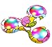 LED Light Fidget Hand Spinner Torqbar Finger Toy EDC Focus Gyro Fast Shipping (LED Light, Z(Multicolor B))