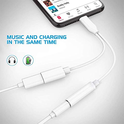 image for Ambrrhty 3.5mm Headphone Jack Adapter Dongle for iPhone 8 AUX Audio He