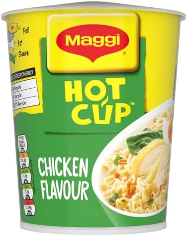 Maggi Hot Cup Chicken Noodles 59.2g (Pack of 8)
