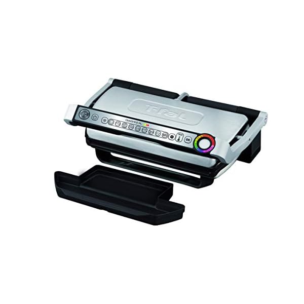 T-fal-GC722D53-1800W-OptiGrill-XL-Stainless-Steel-Large-Indoor-Electric-Grill-with-Removable-and-Dishwasher-Safe-Plates-Silver