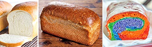 Megrocle Silicone Bread and Loaf Pan Set of 2, Nonstick Premium Food Grade Silicone Toast Pan Baking Pans, Oven-Microwave-Dishwasher Safe BPA Free Silicone Bakeware Cake Molds, 8.7"x4"x2.4" Inside - Thumbnail 6
