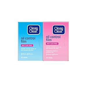 Oil Control Film, Japan originated Oil Absorbing Sheets (2 Mixed Pack)