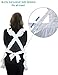 IB-ON Aprons for Women & Girls plus Sizes S-XL Cute White Retro Lady's Maid Costume with Pockets