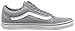 VANS Suede Canvas Old Skool Unisex | Frost Grey/True White (8 B(M) US Women / 6.5 D(M) US Men)