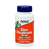 NOW Zinc Picolinate,120 Veg Capsules