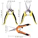 Ginbel Direct 3 Pack Gardening Pruner Shears Stainless Steel Blades Garden Cutter Clippers Pruning Hand Tools Garden Scissors Kitthumb 2