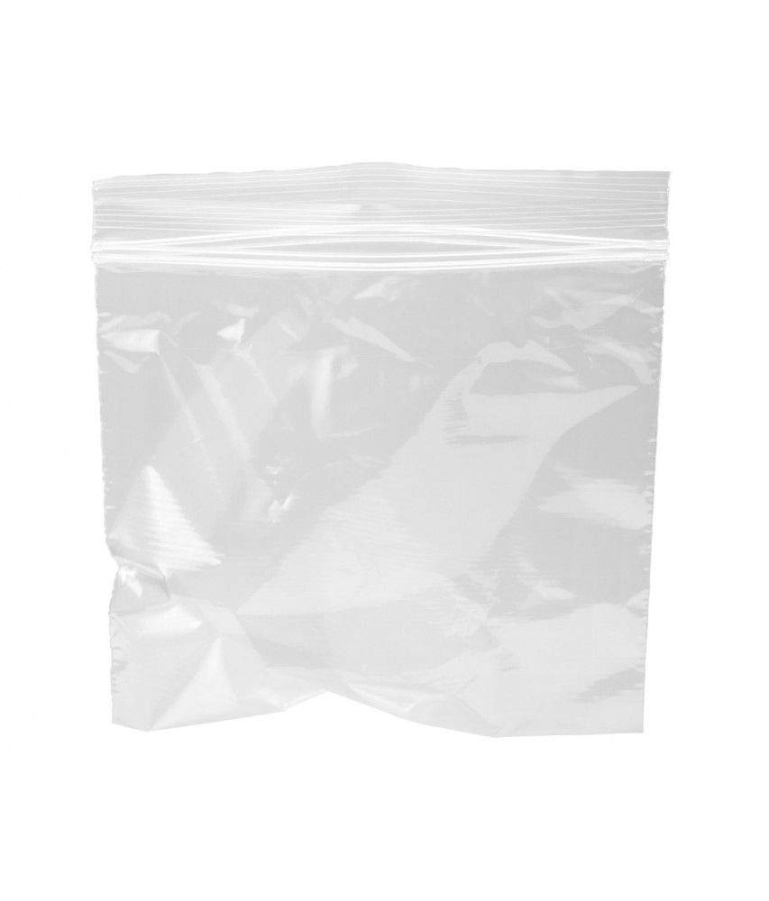 UniversGraphique, 100 Resealable Plastic Zip Bag, 250 x 350 mm, Recyclable Waterproof Food Quality